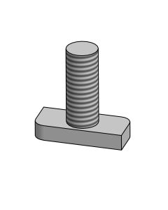 Hammer screw M8x25 28/15 A2