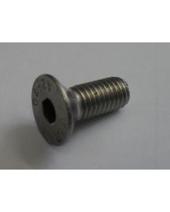 TAPER HEAD SCREW M8X20 ISO 10642 A2 FULL THREAD