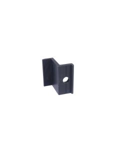 END CLAMP 25X80 BLACK