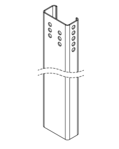 FRONT SUPPORT L2700 (105x50x3)