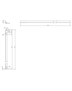 BALAST BEAM L1360 (1360x40x40) 