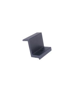 End clamp 30mm black (width 50mm)