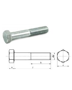 SCREW M8X25 DIN 933  A2